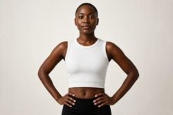 Ribbed Sleeveless Crop Top